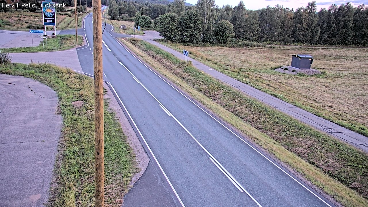 Kelikamerat Kuva Tie 21 Pello Juoksenki, Pello, Lappi