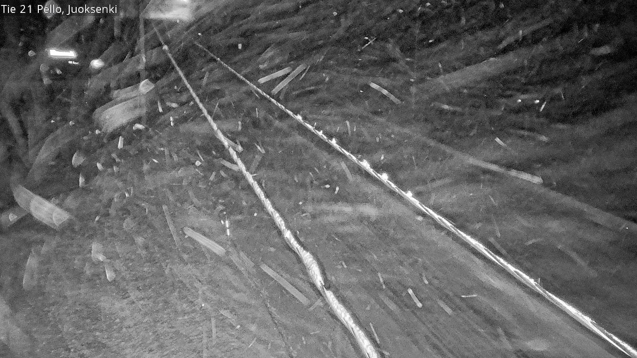 Weather Camera Image Road 21 Pello Juoksenki, Pello, Lappi