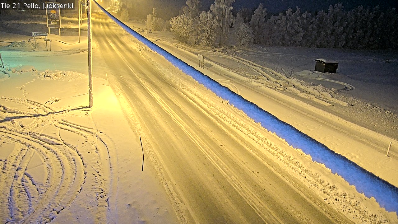 Kelikamerat Kuva Tie 21 Pello Juoksenki, Pello, Lappi