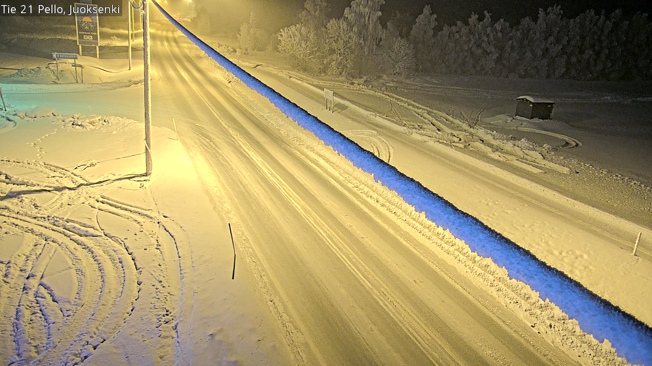 Kelikamerat Kuva Tie 21 Pello Juoksenki, Pello, Lappi