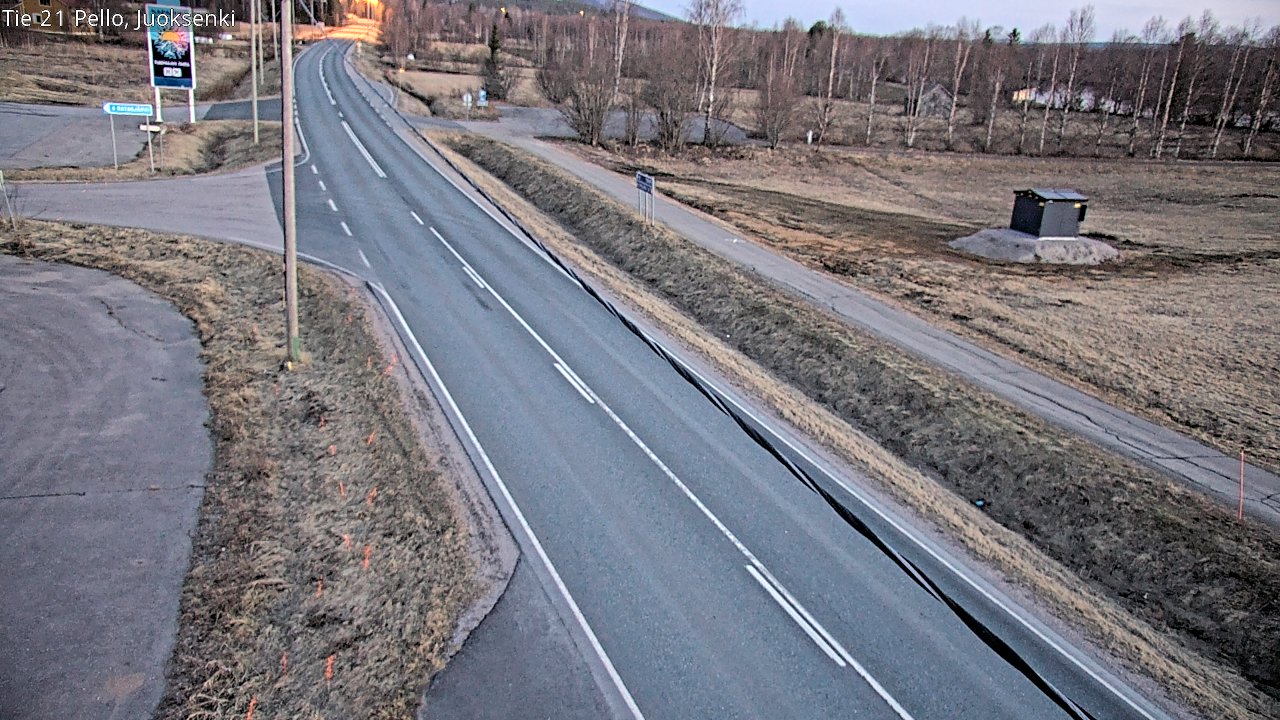 Kelikamerat Kuva Tie 21 Pello Juoksenki, Pello, Lappi