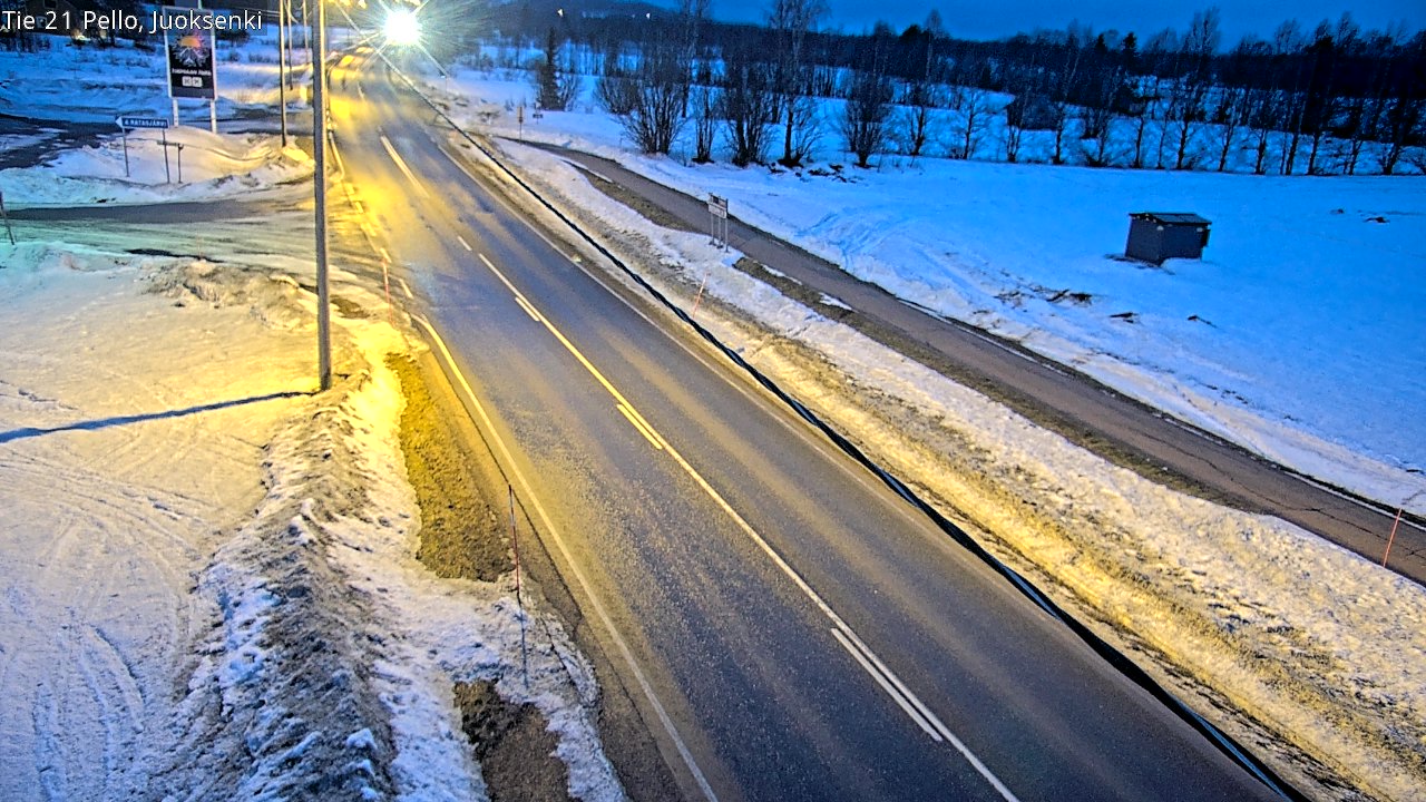 Kelikamerat Kuva Tie 21 Pello Juoksenki, Pello, Lappi