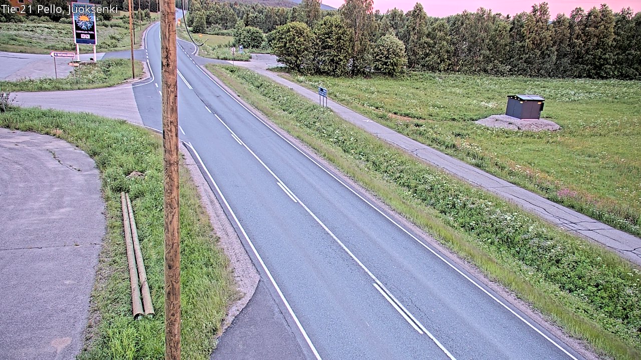 Kelikamerat Kuva Tie 21 Pello Juoksenki, Pello, Lappi