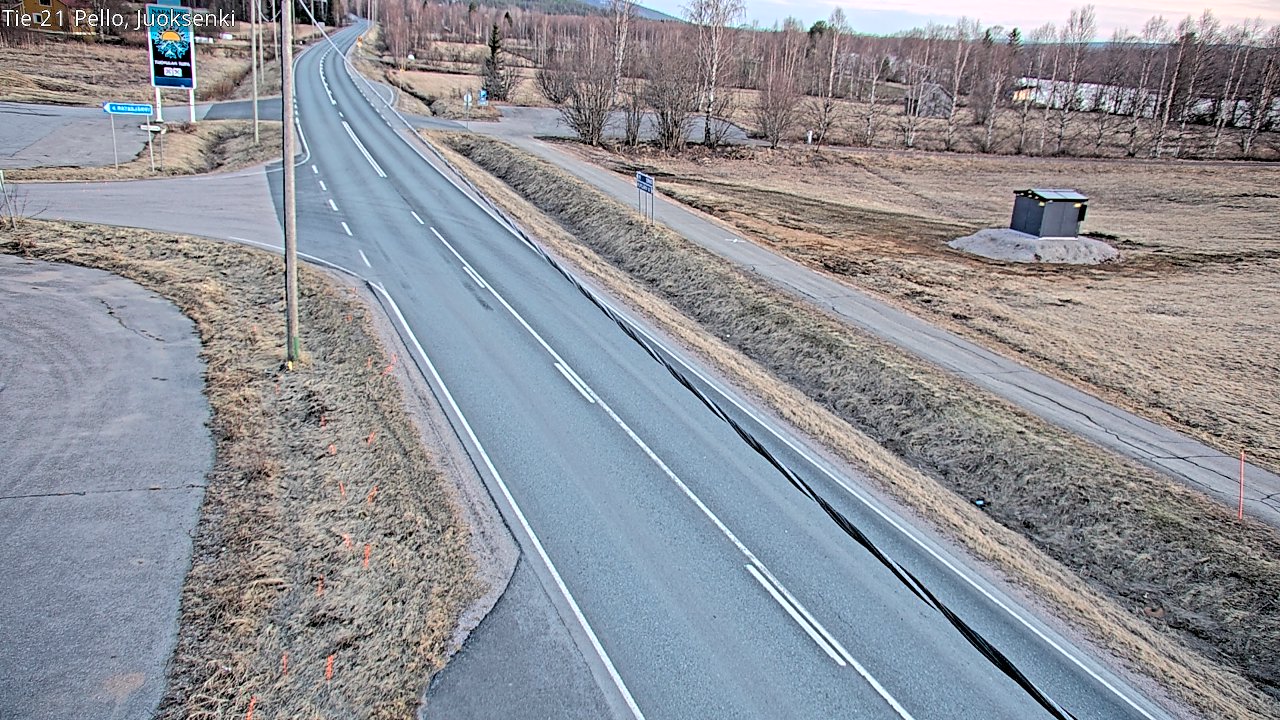Kelikamerat Kuva Tie 21 Pello Juoksenki, Pello, Lappi