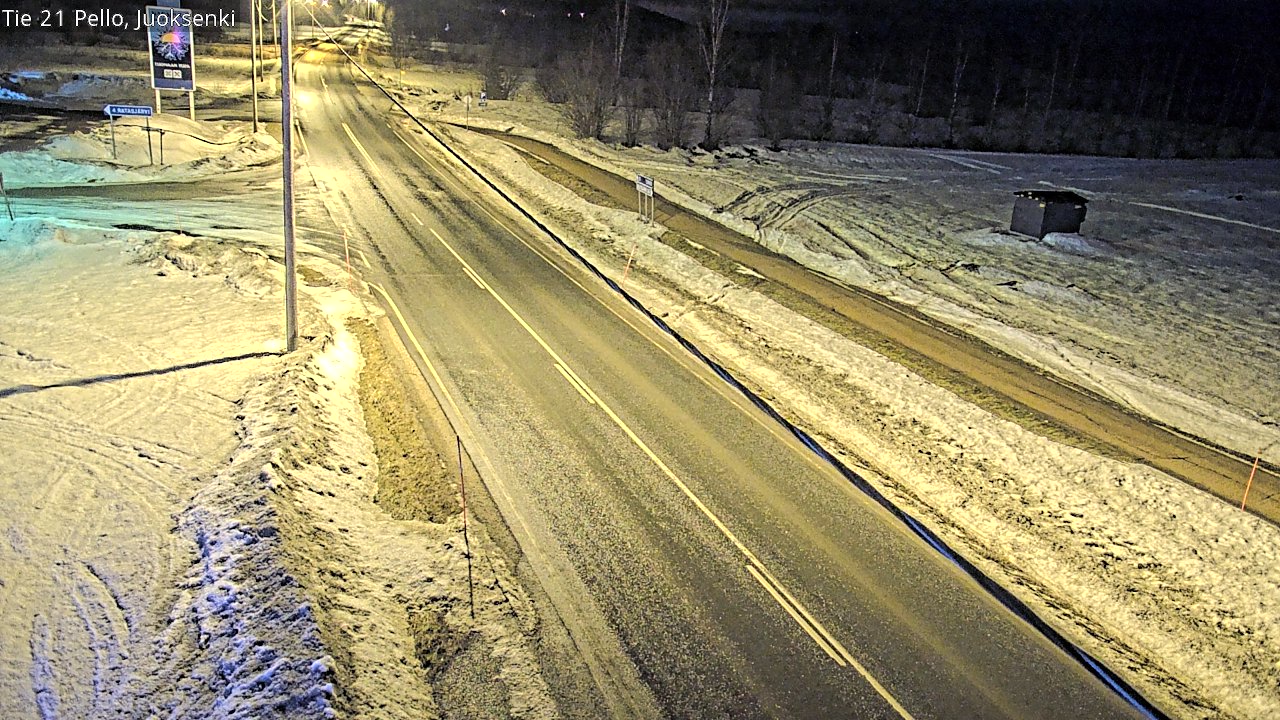 Kelikamerat Kuva Tie 21 Pello Juoksenki, Pello, Lappi