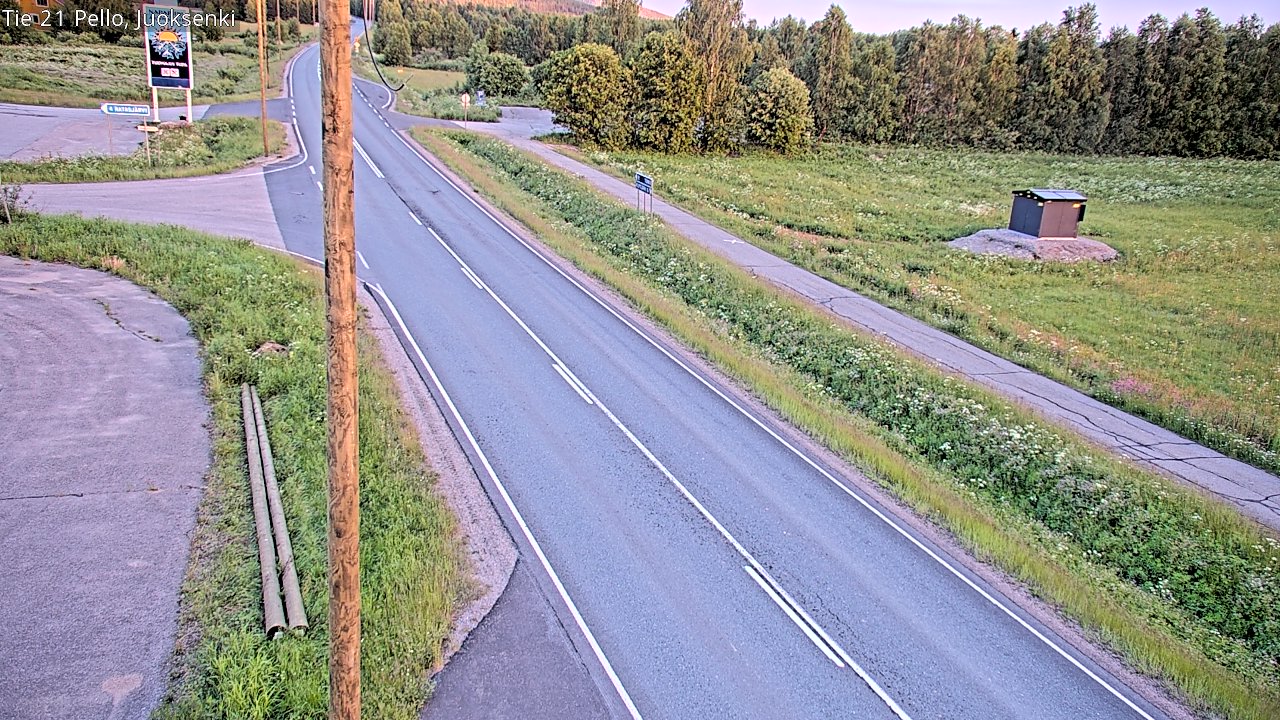 Kelikamerat Kuva Tie 21 Pello Juoksenki, Pello, Lappi