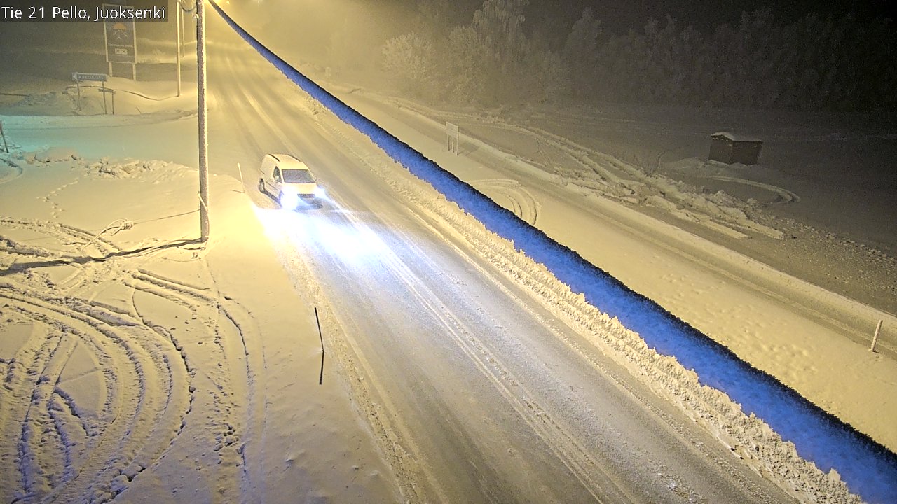 Kelikamerat Kuva Tie 21 Pello Juoksenki, Pello, Lappi