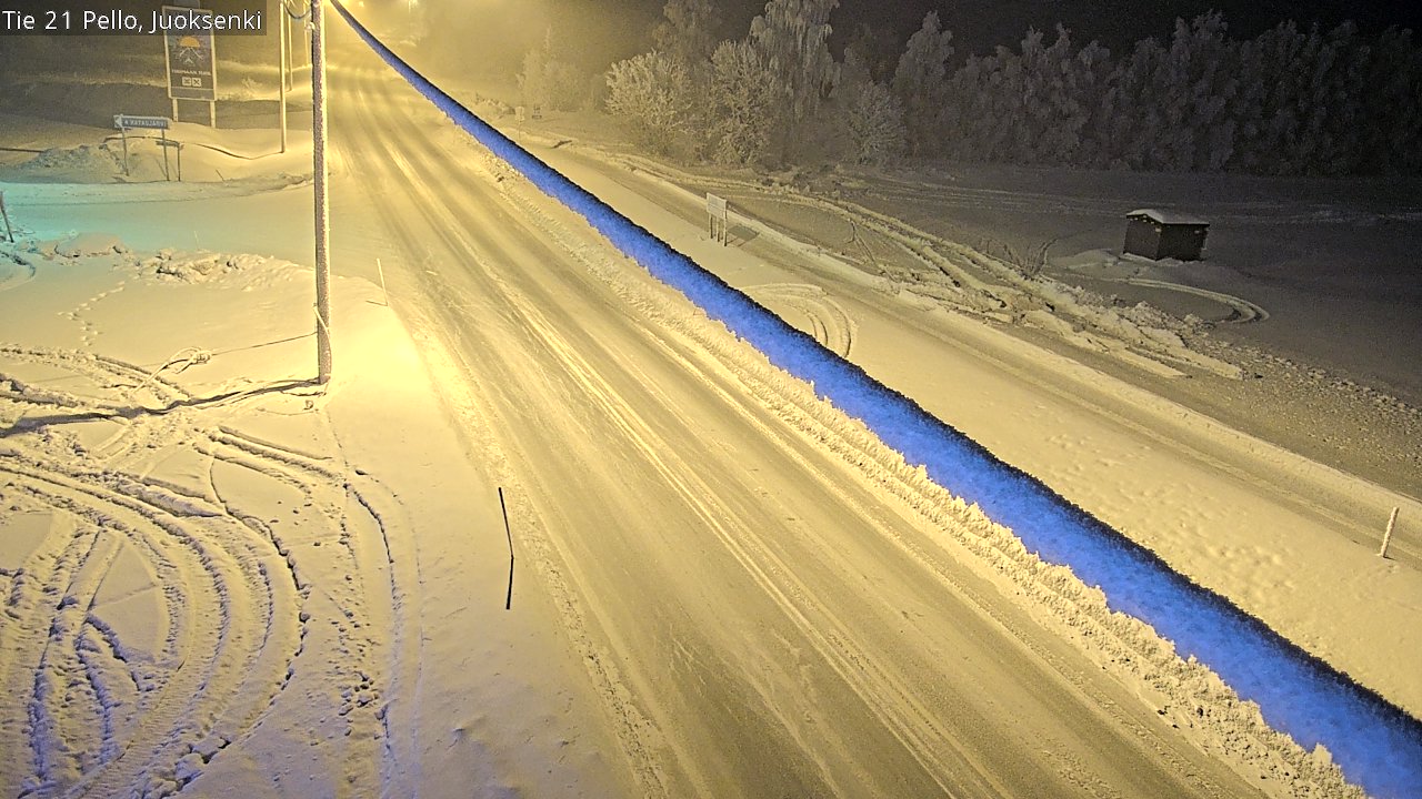 Kelikamerat Kuva Tie 21 Pello Juoksenki, Pello, Lappi
