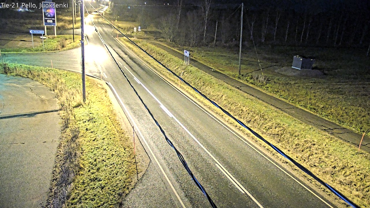 Kelikamerat Kuva Tie 21 Pello Juoksenki, Pello, Lappi