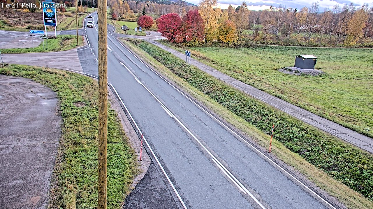 Kelikamerat Kuva Tie 21 Pello Juoksenki, Pello, Lappi