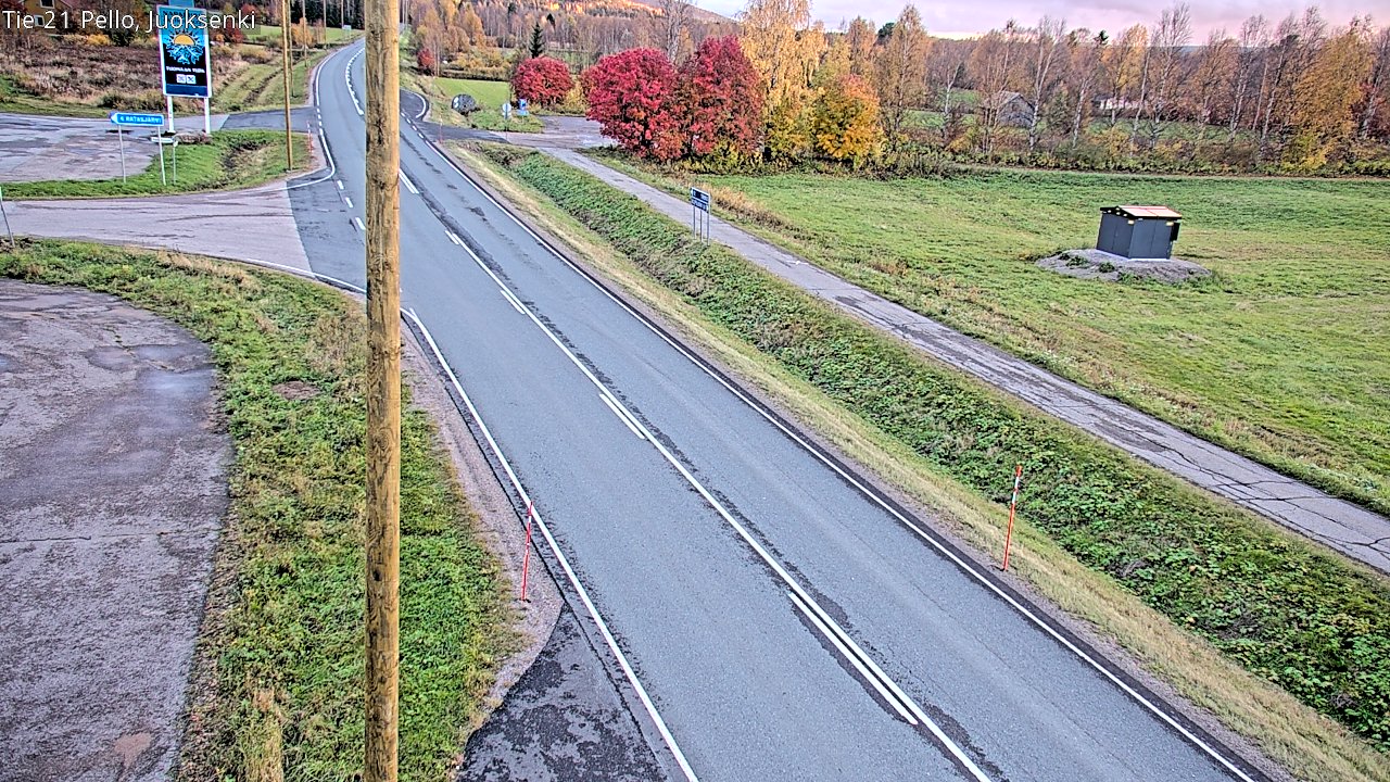 Kelikamerat Kuva Tie 21 Pello Juoksenki, Pello, Lappi