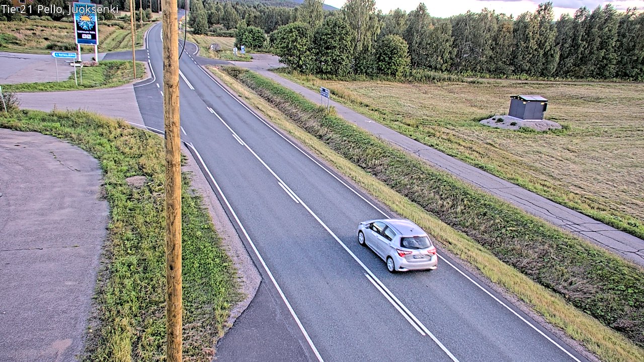 Kelikamerat Kuva Tie 21 Pello Juoksenki, Pello, Lappi
