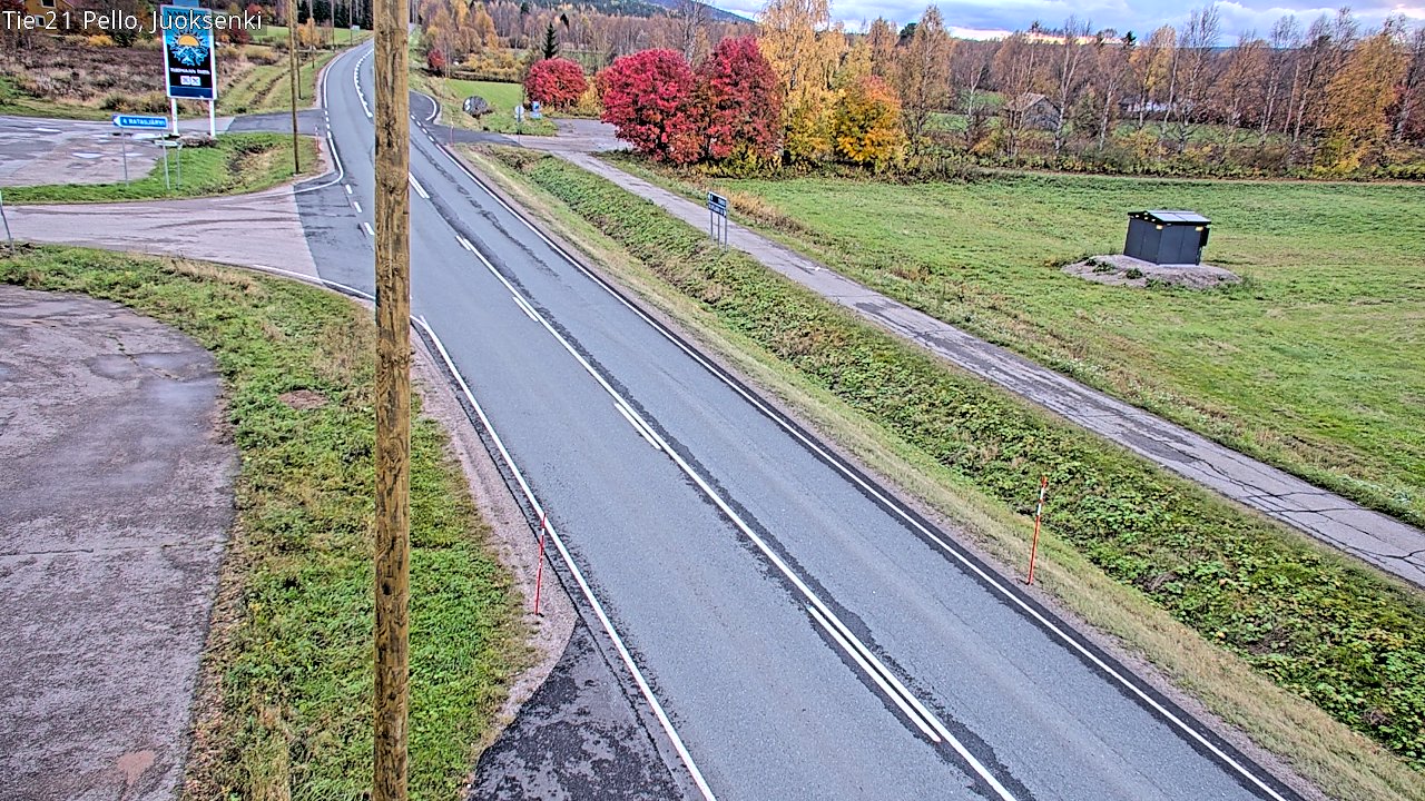 Kelikamerat Kuva Tie 21 Pello Juoksenki, Pello, Lappi