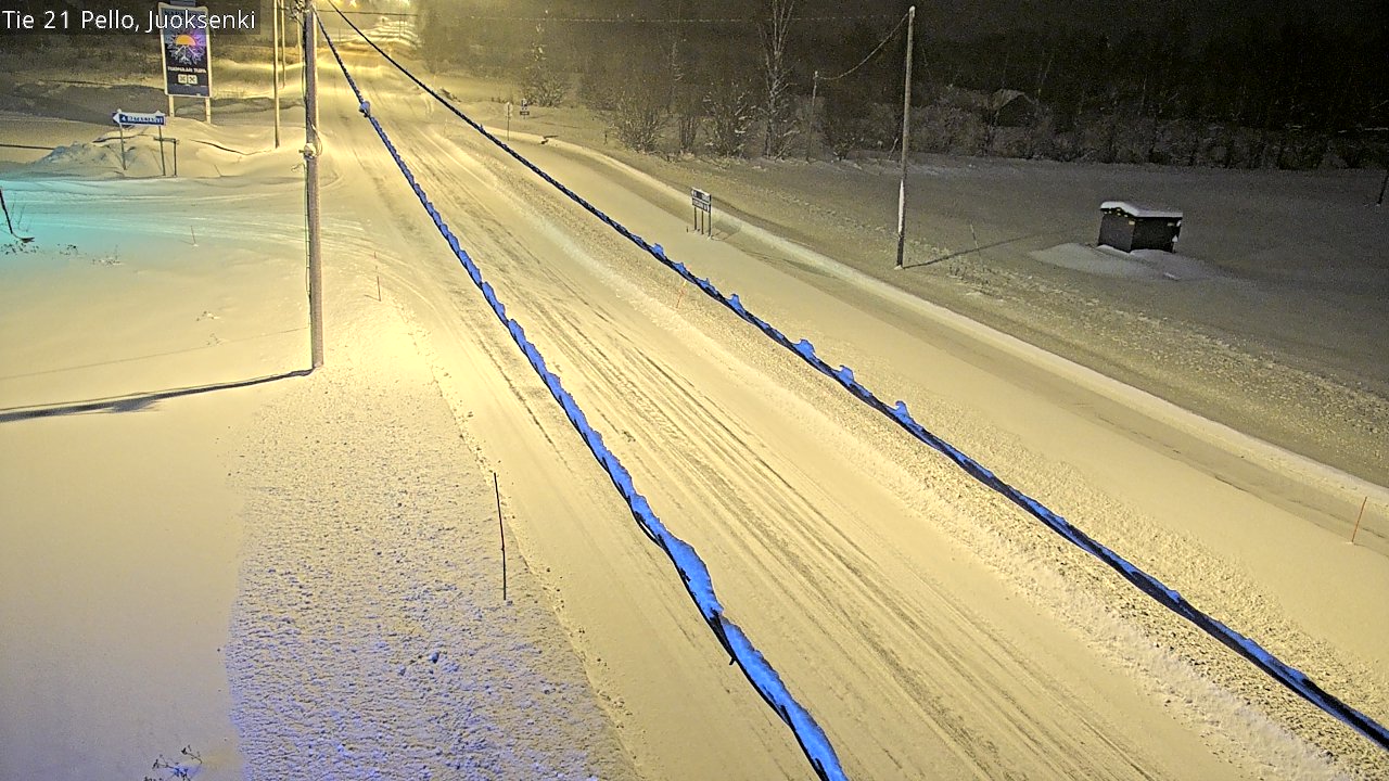 Kelikamerat Kuva Tie 21 Pello Juoksenki, Pello, Lappi