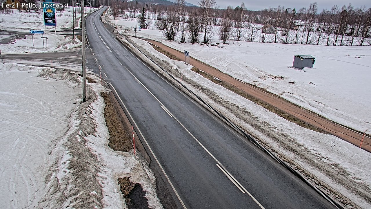 Kelikamerat Kuva Tie 21 Pello Juoksenki, Pello, Lappi