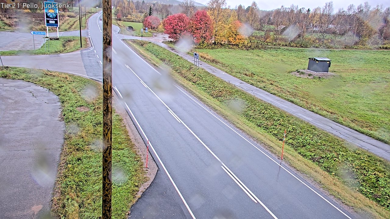Weather Camera Image Road 21 Pello Juoksenki, Pello, Lappi