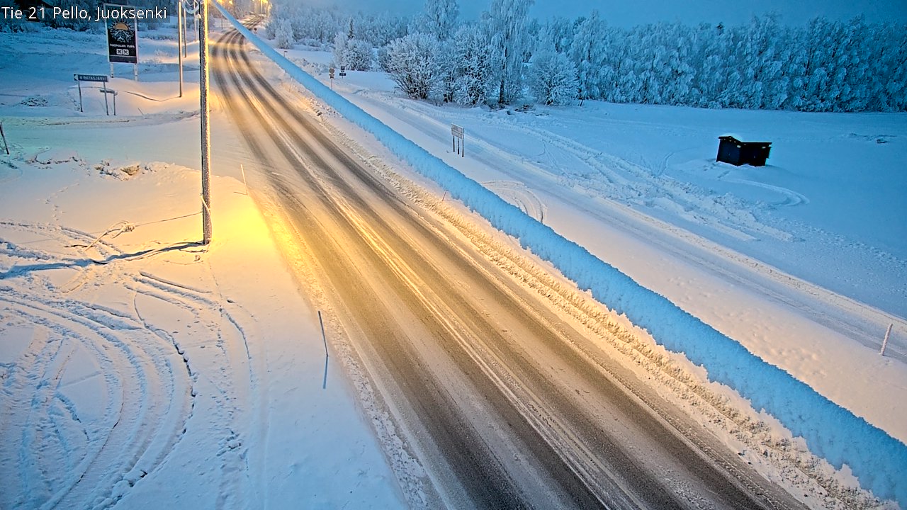 Kelikamerat Kuva Tie 21 Pello Juoksenki, Pello, Lappi