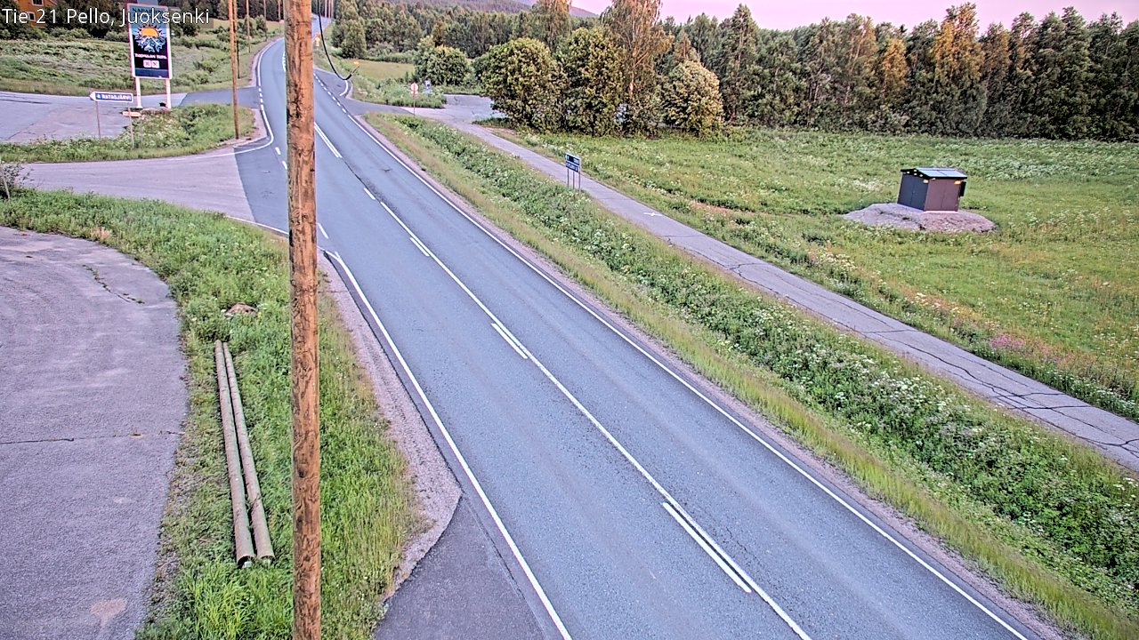 Kelikamerat Kuva Tie 21 Pello Juoksenki, Pello, Lappi