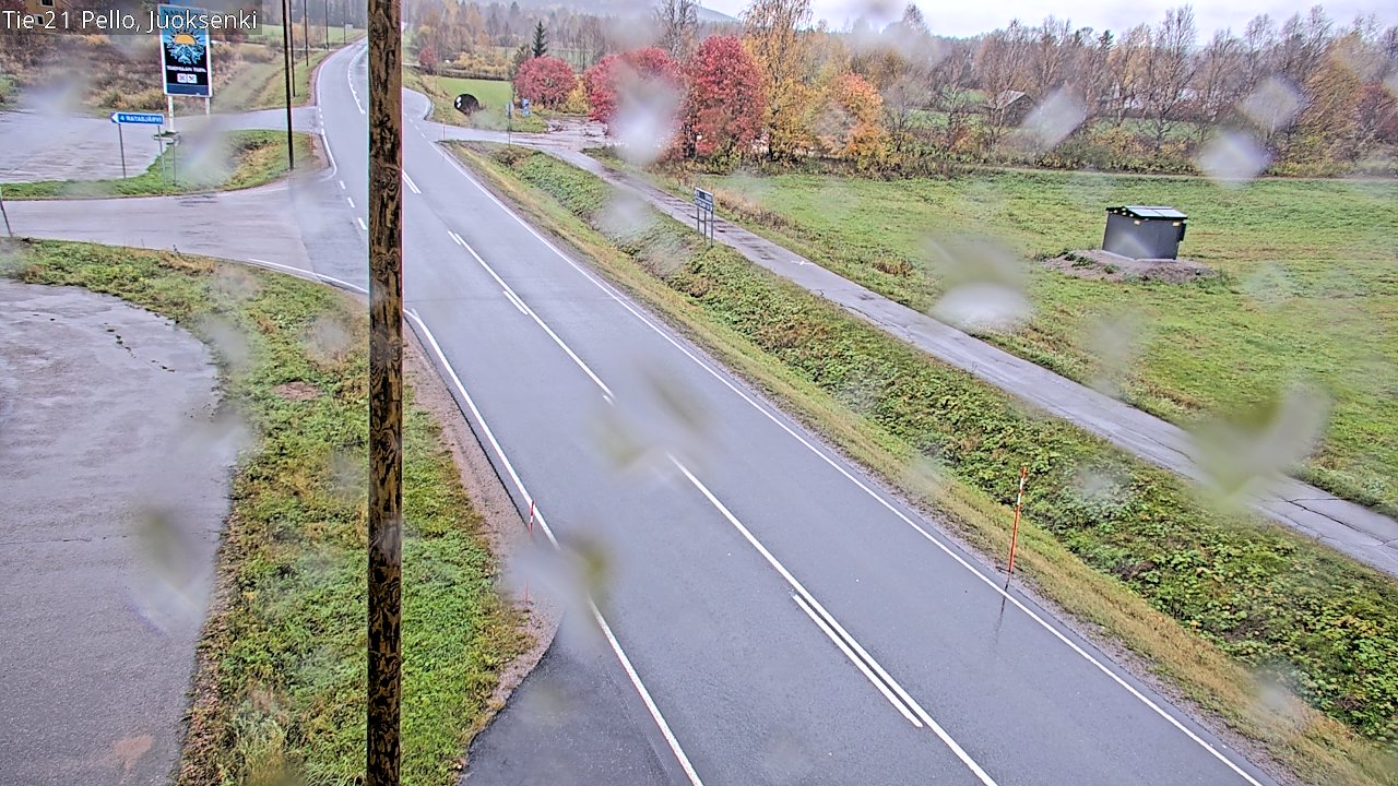 Weather Camera Image Road 21 Pello Juoksenki, Pello, Lappi