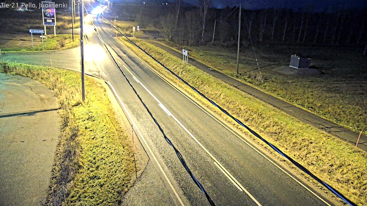 Kelikamerat Kuva Tie 21 Pello Juoksenki, Pello, Lappi