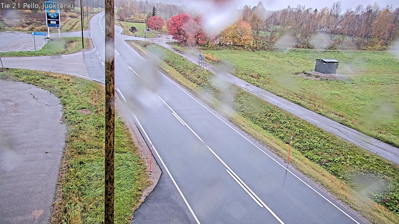 Weather Camera Image Road 21 Pello Juoksenki, Pello, Lappi