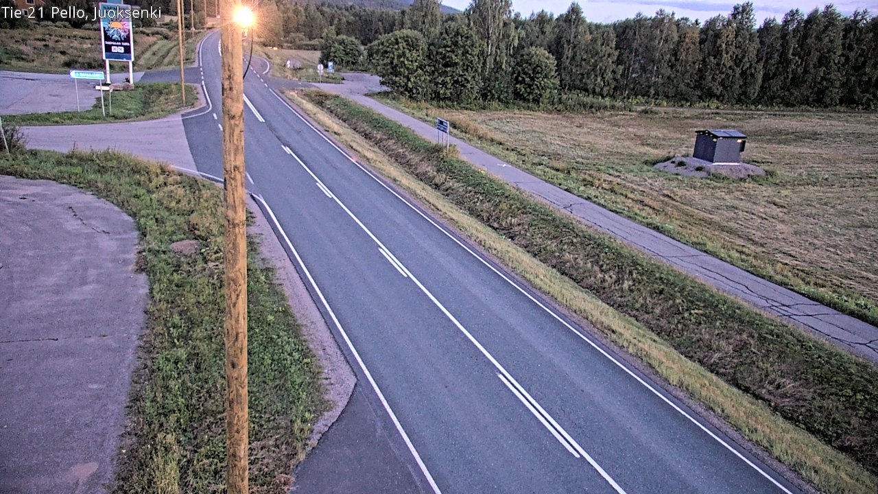 Kelikamerat Kuva Tie 21 Pello Juoksenki, Pello, Lappi