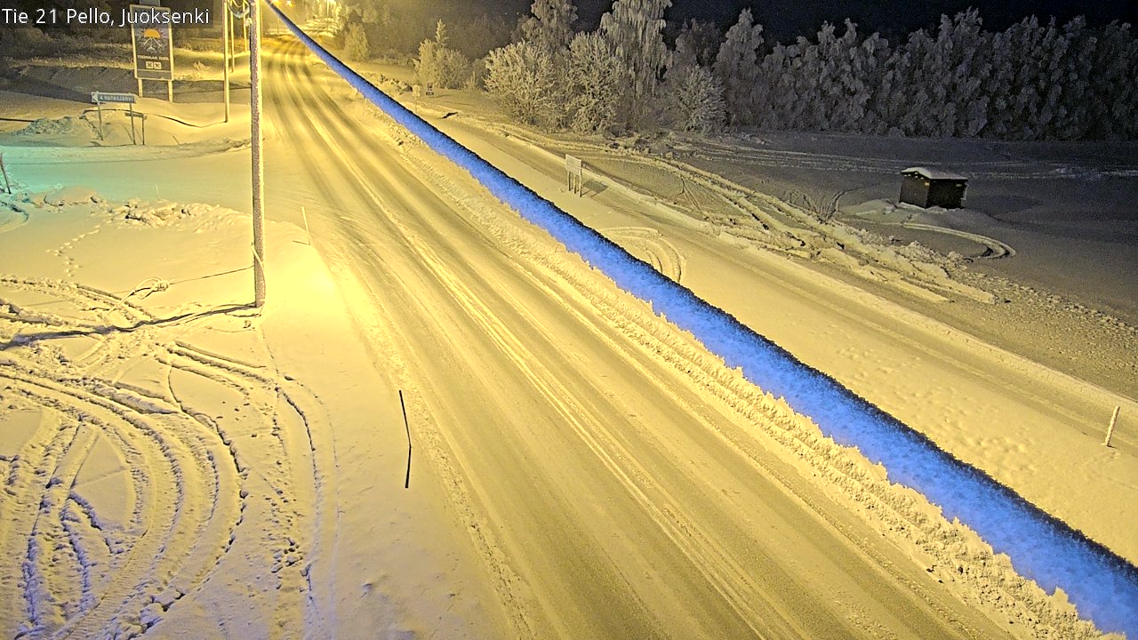 Kelikamerat Kuva Tie 21 Pello Juoksenki, Pello, Lappi