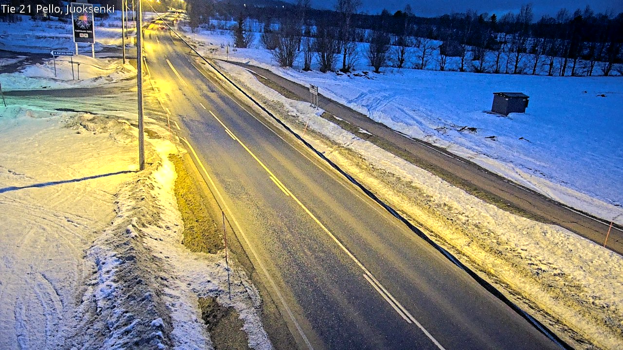 Kelikamerat Kuva Tie 21 Pello Juoksenki, Pello, Lappi
