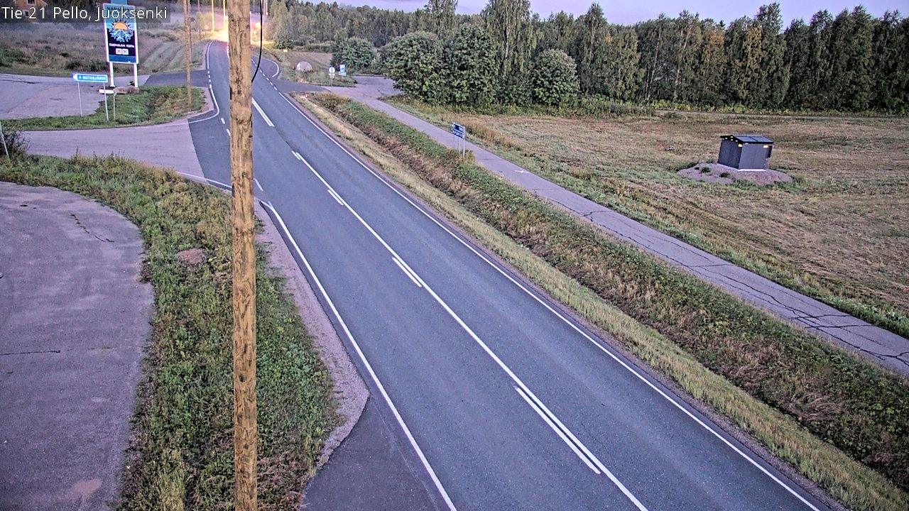 Kelikamerat Kuva Tie 21 Pello Juoksenki, Pello, Lappi