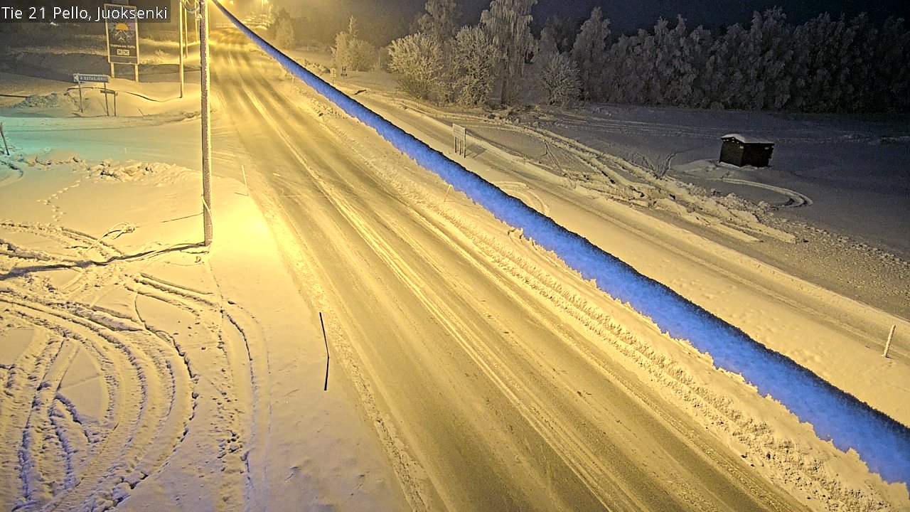 Kelikamerat Kuva Tie 21 Pello Juoksenki, Pello, Lappi