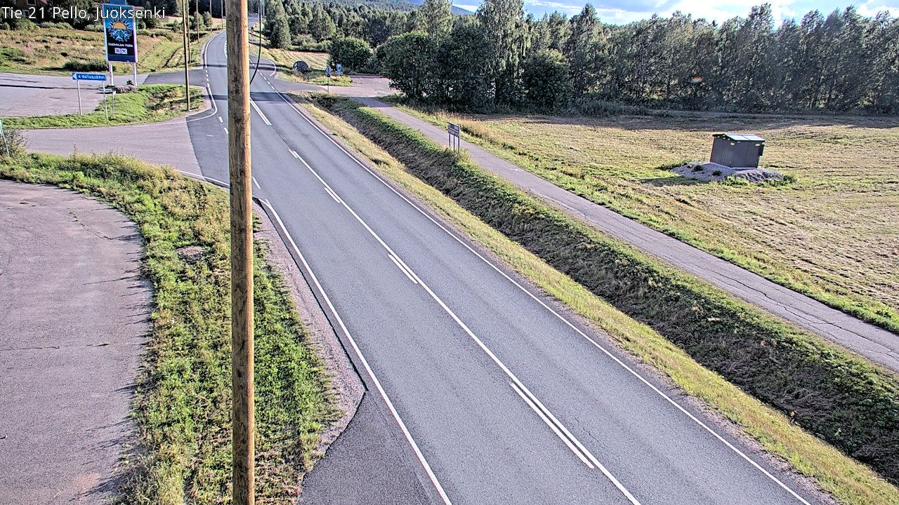 Kelikamerat Kuva Tie 21 Pello Juoksenki, Pello, Lappi