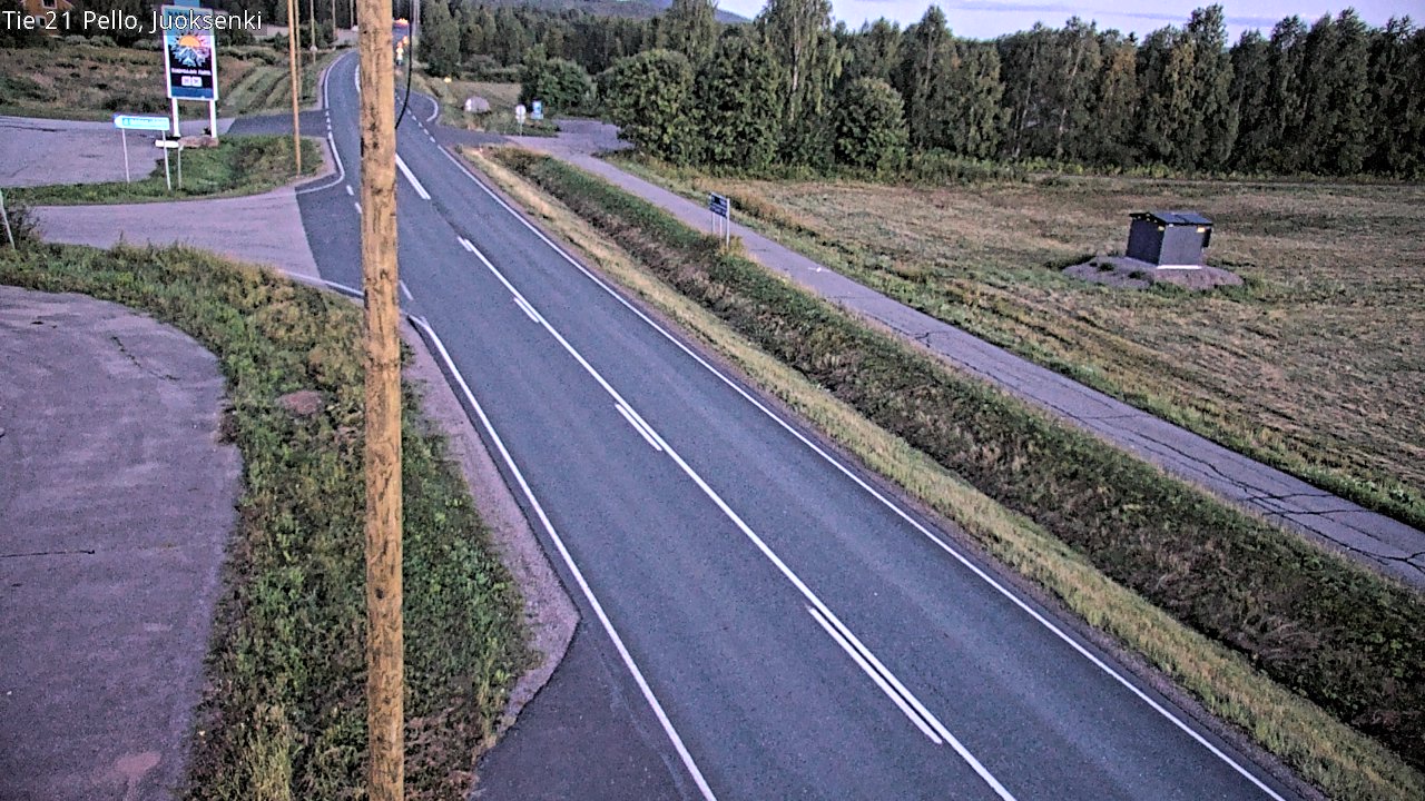 Kelikamerat Kuva Tie 21 Pello Juoksenki, Pello, Lappi