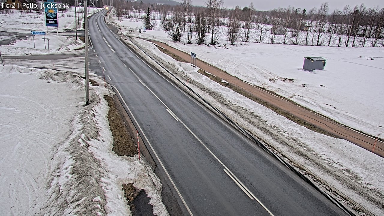Kelikamerat Kuva Tie 21 Pello Juoksenki, Pello, Lappi