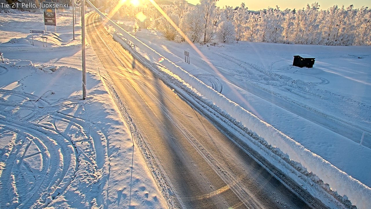 Kelikamerat Kuva Tie 21 Pello Juoksenki, Pello, Lappi