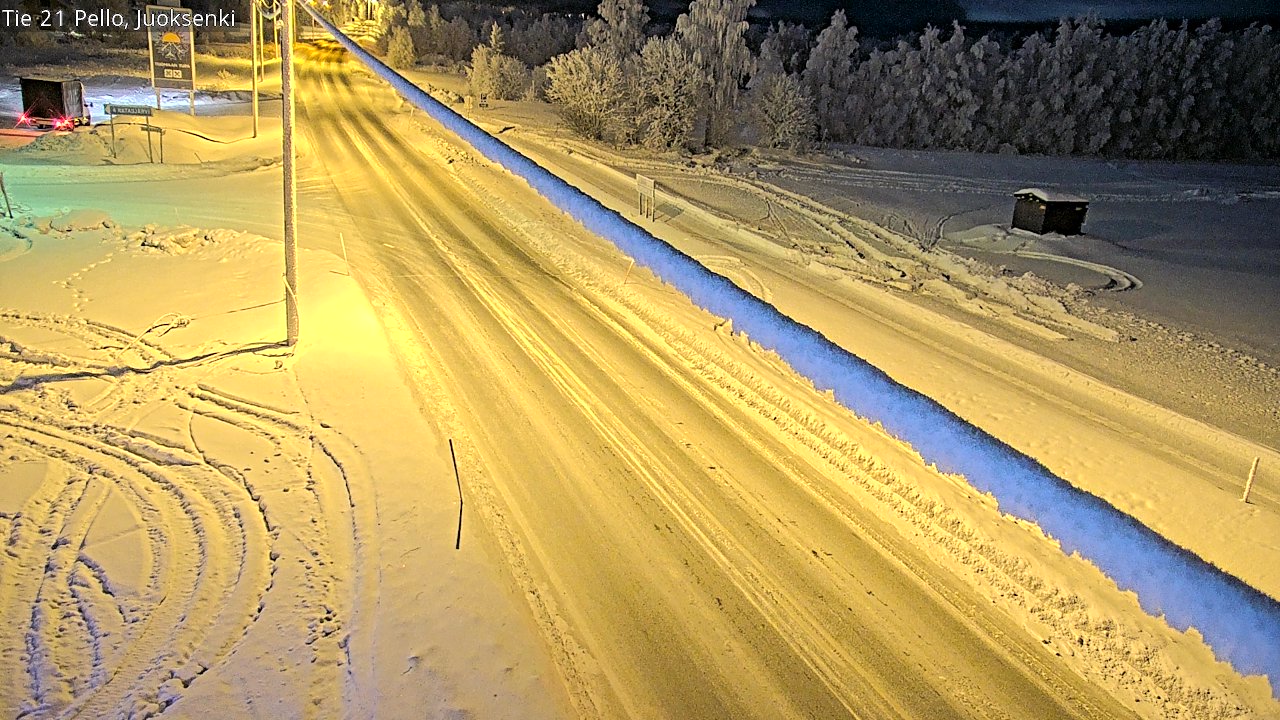 Kelikamerat Kuva Tie 21 Pello Juoksenki, Pello, Lappi
