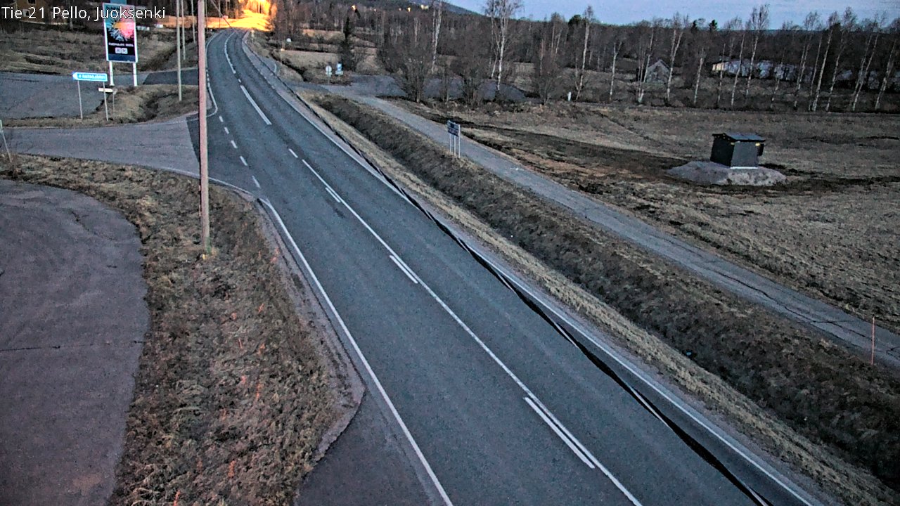 Kelikamerat Kuva Tie 21 Pello Juoksenki, Pello, Lappi