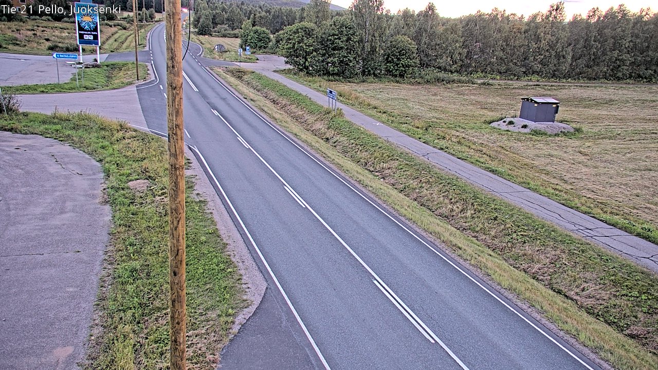 Kelikamerat Kuva Tie 21 Pello Juoksenki, Pello, Lappi