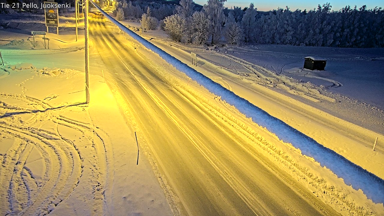 Kelikamerat Kuva Tie 21 Pello Juoksenki, Pello, Lappi