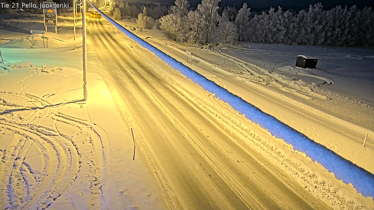 Kelikamerat Kuva Tie 21 Pello Juoksenki, Pello, Lappi