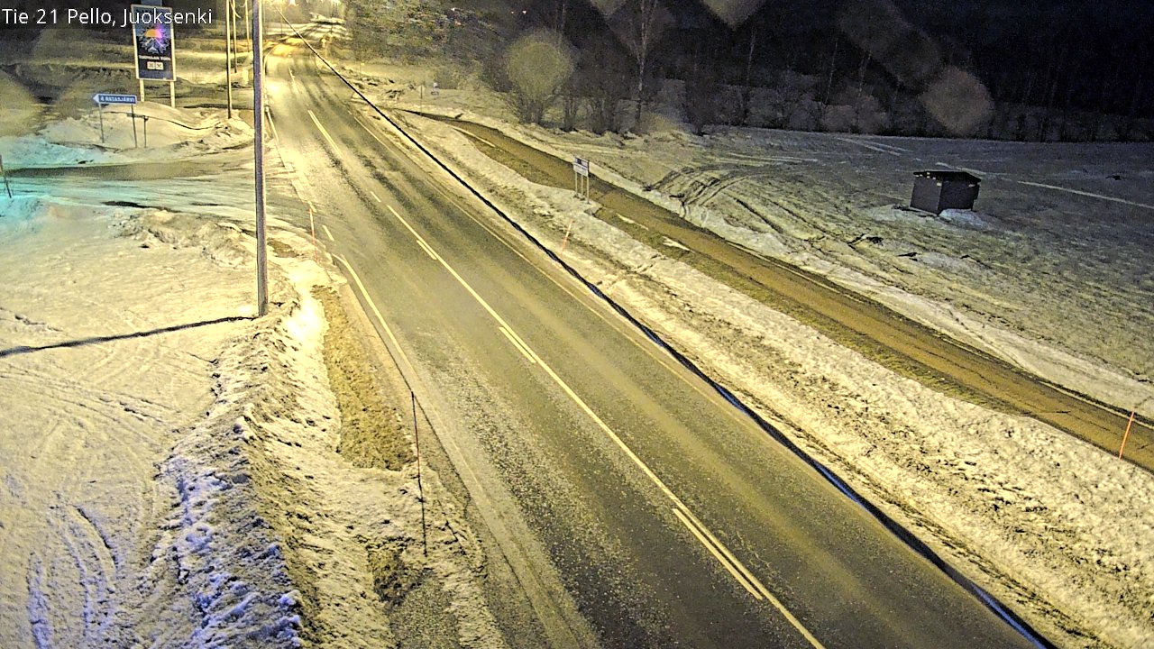 Kelikamerat Kuva Tie 21 Pello Juoksenki, Pello, Lappi