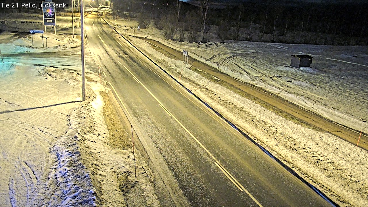 Kelikamerat Kuva Tie 21 Pello Juoksenki, Pello, Lappi