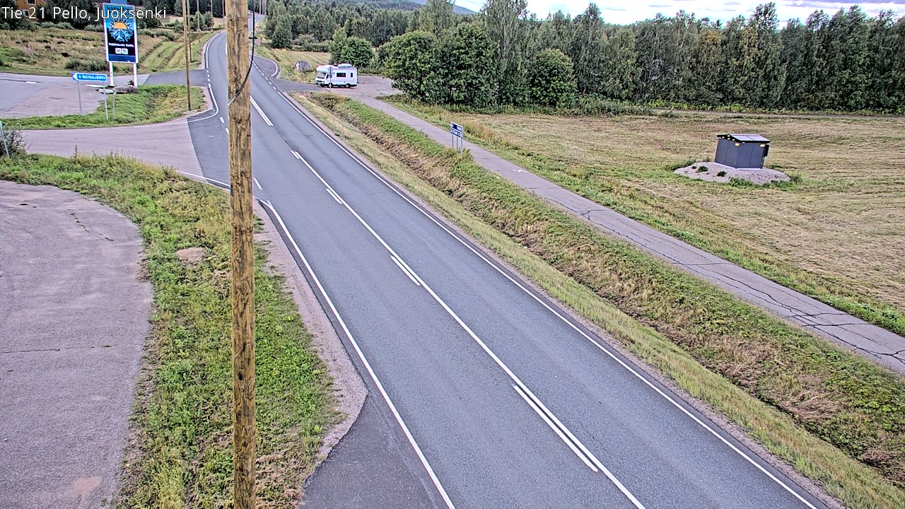 Kelikamerat Kuva Tie 21 Pello Juoksenki, Pello, Lappi