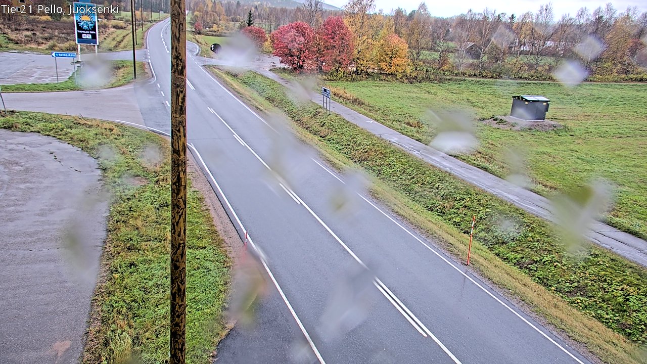 Weather Camera Image Road 21 Pello Juoksenki, Pello, Lappi