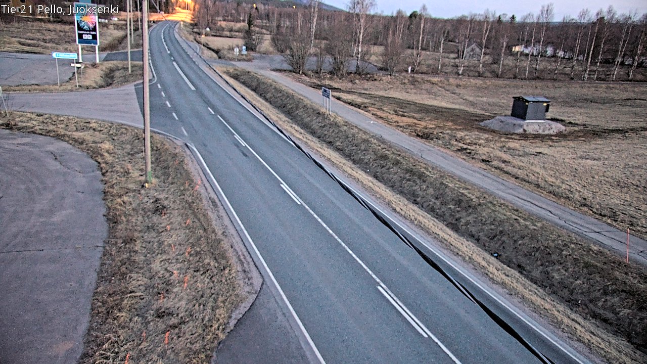 Kelikamerat Kuva Tie 21 Pello Juoksenki, Pello, Lappi
