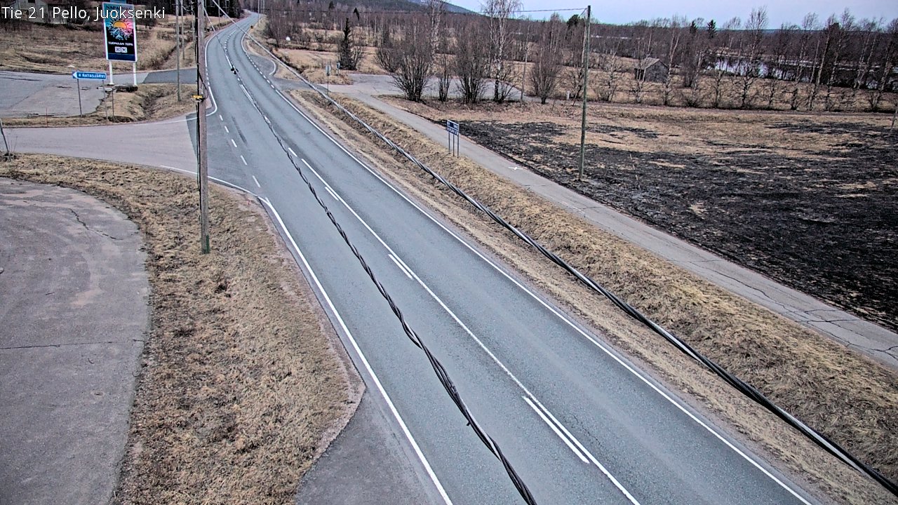 Kelikamerat Kuva Tie 21 Pello Juoksenki, Pello, Lappi