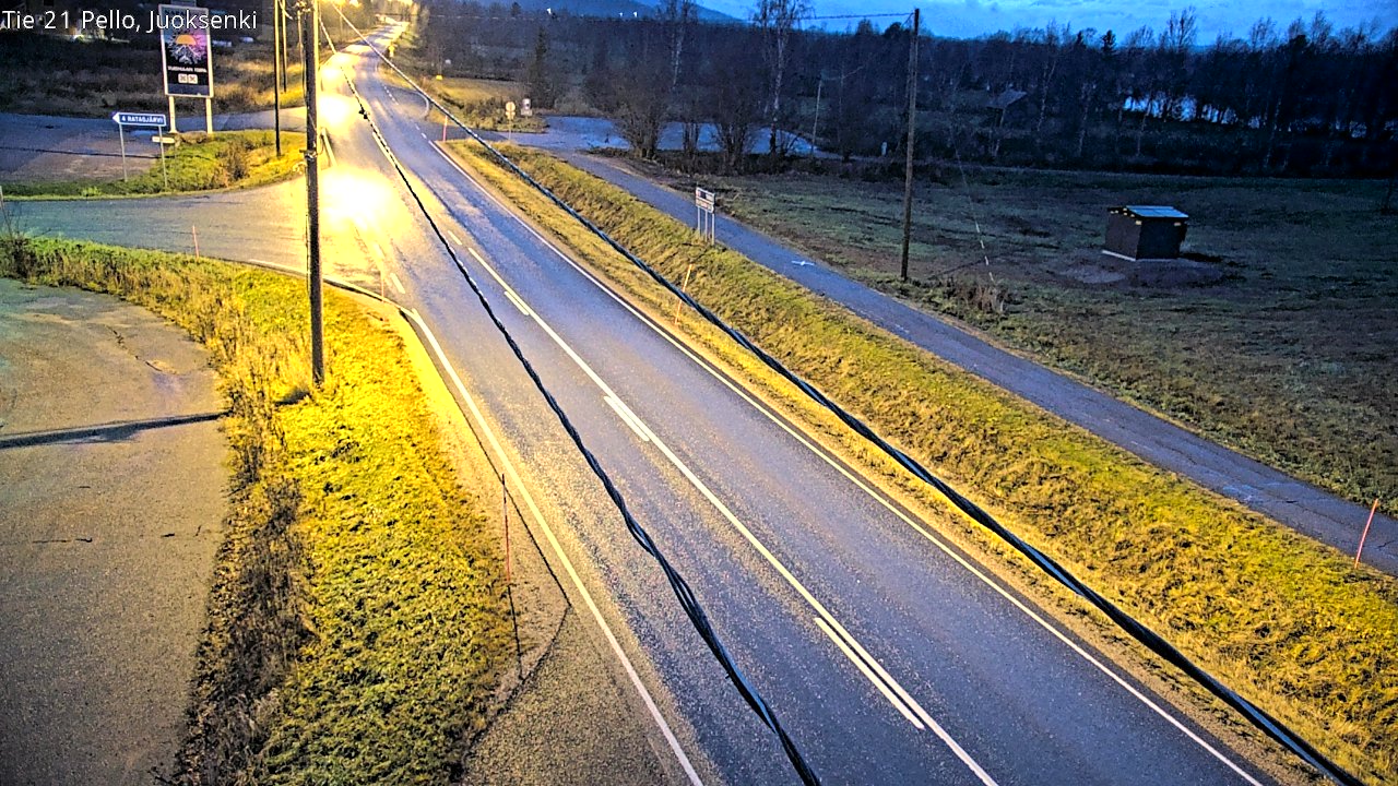 Kelikamerat Kuva Tie 21 Pello Juoksenki, Pello, Lappi