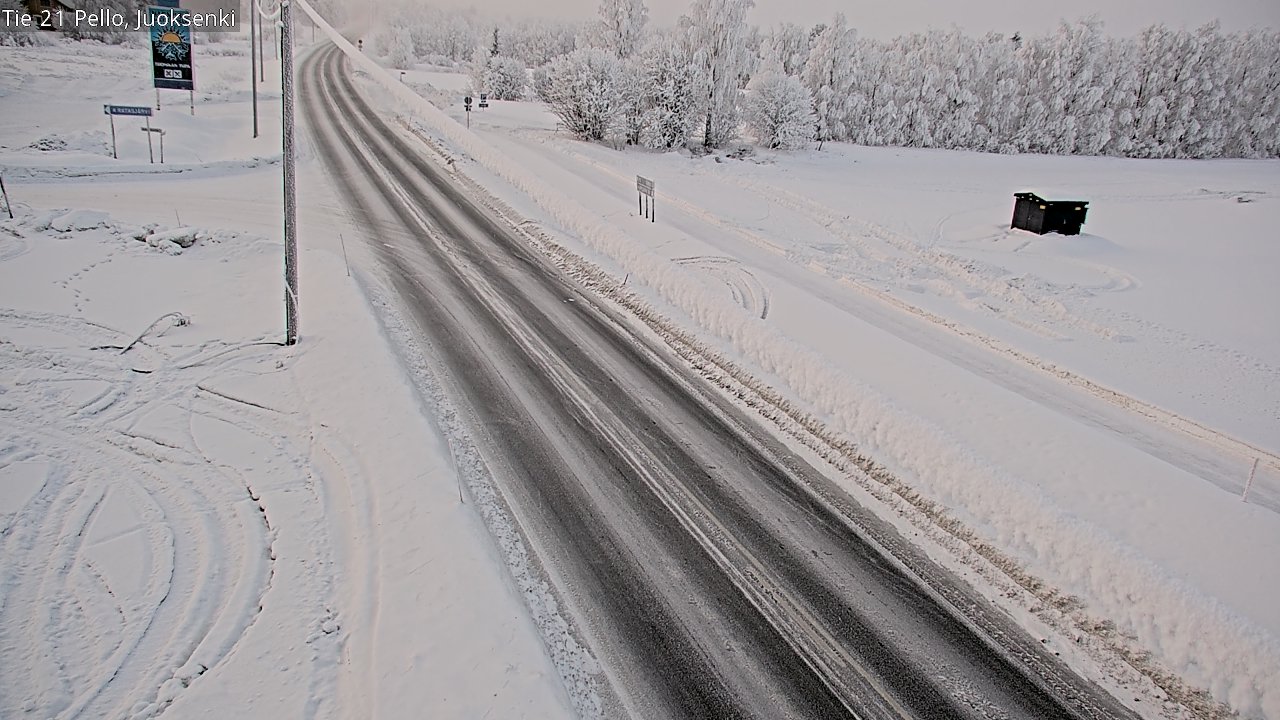 Kelikamerat Kuva Tie 21 Pello Juoksenki, Pello, Lappi