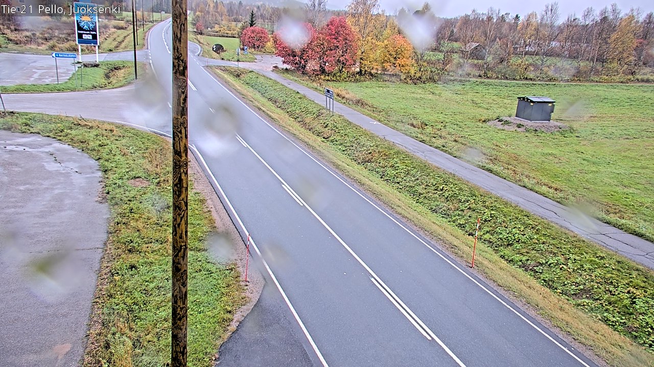 Weather Camera Image Road 21 Pello Juoksenki, Pello, Lappi