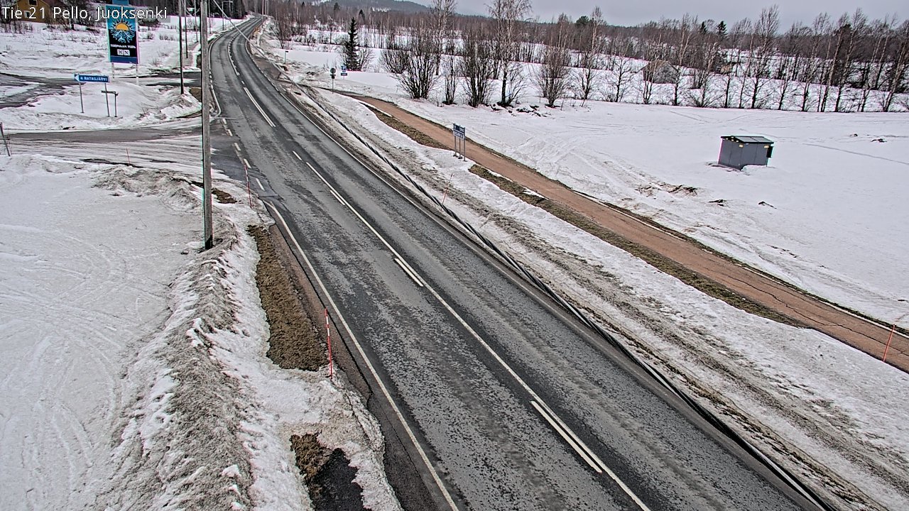 Kelikamerat Kuva Tie 21 Pello Juoksenki, Pello, Lappi