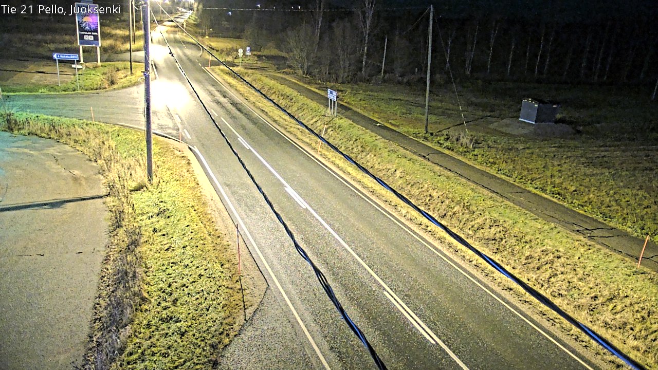 Kelikamerat Kuva Tie 21 Pello Juoksenki, Pello, Lappi